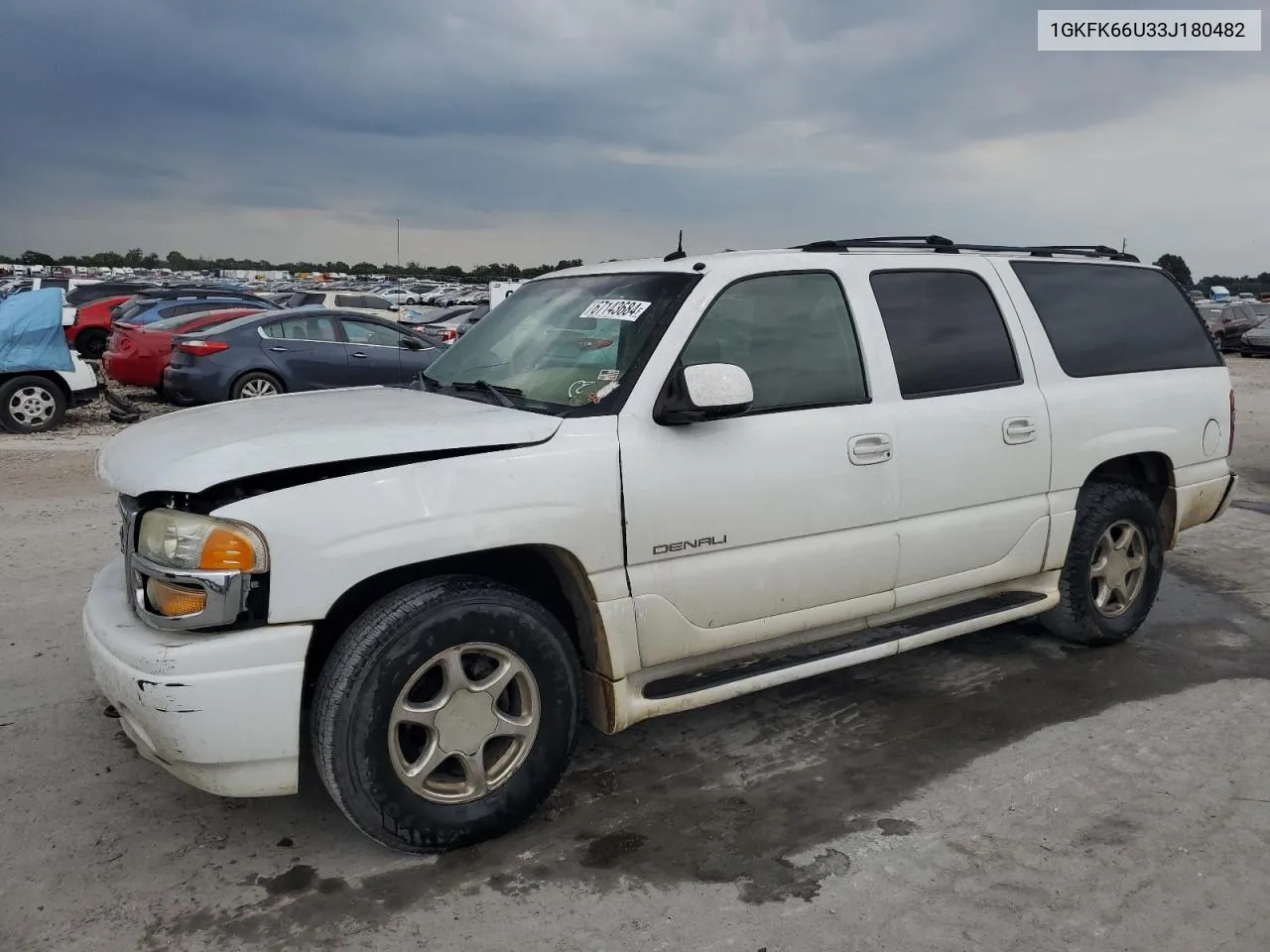 2003 GMC Yukon Xl Denali VIN: 1GKFK66U33J180482 Lot: 67143684