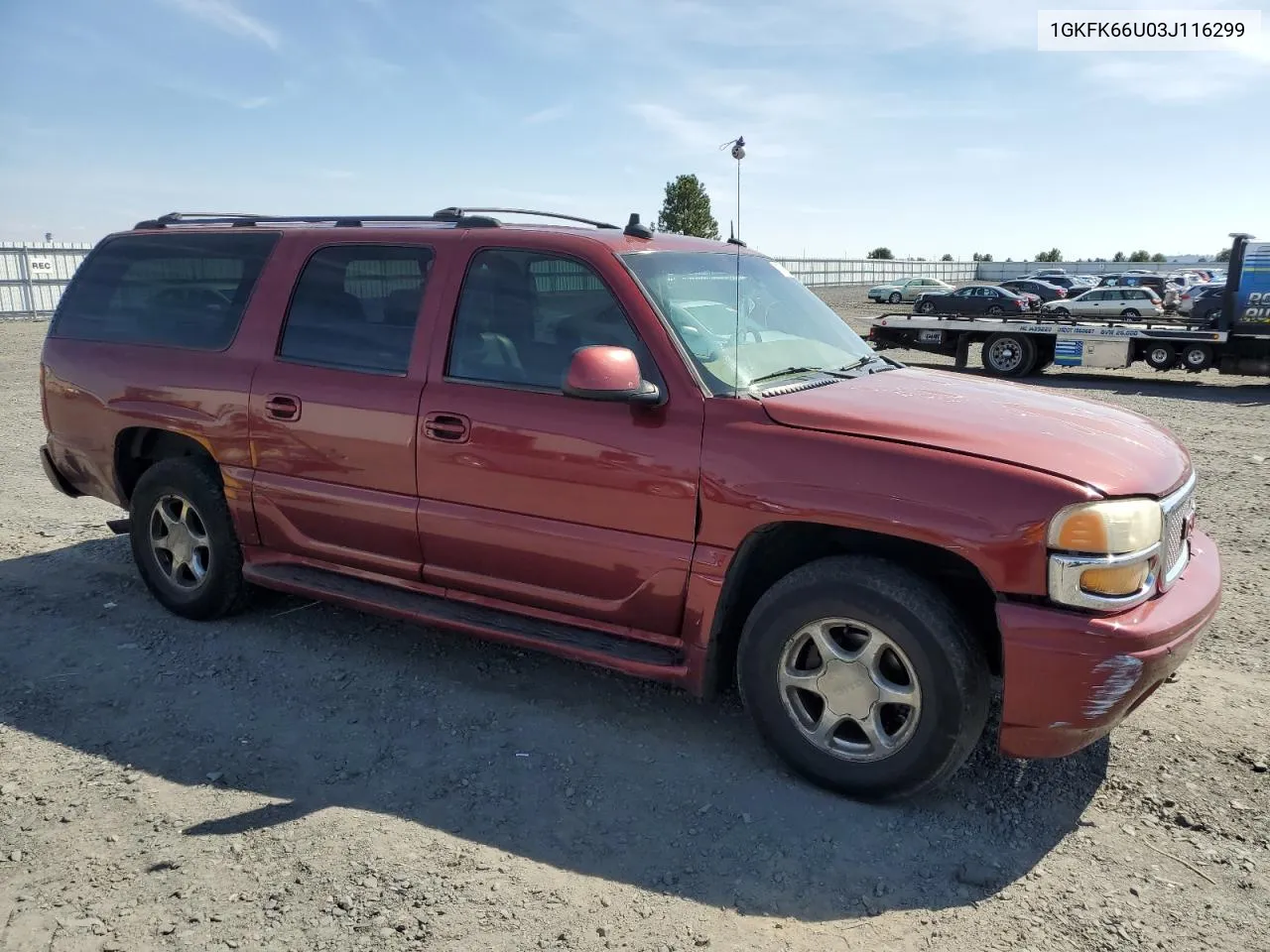 2003 GMC Yukon Xl Denali VIN: 1GKFK66U03J116299 Lot: 67669644