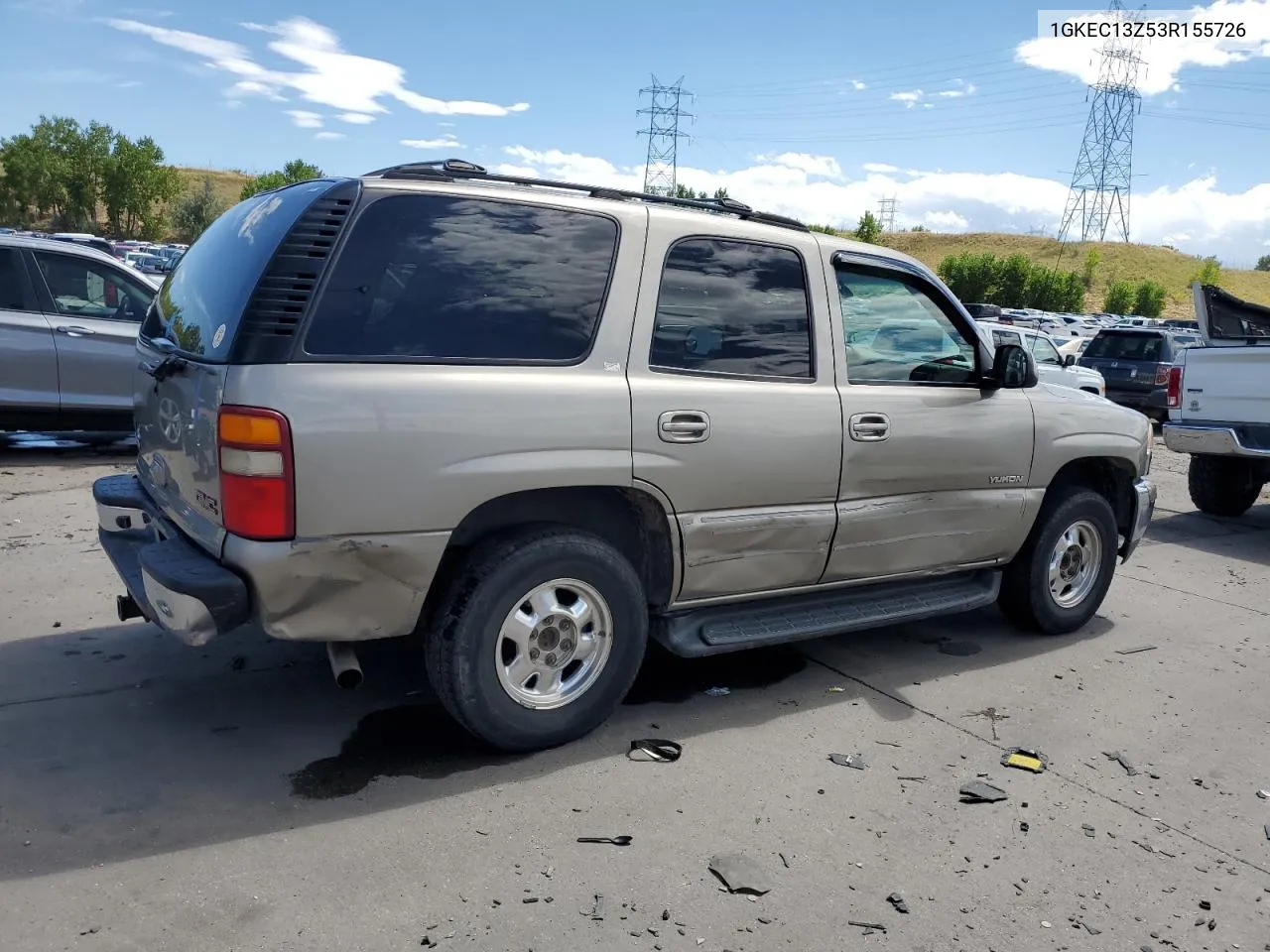 2003 GMC Yukon VIN: 1GKEC13Z53R155726 Lot: 68247764