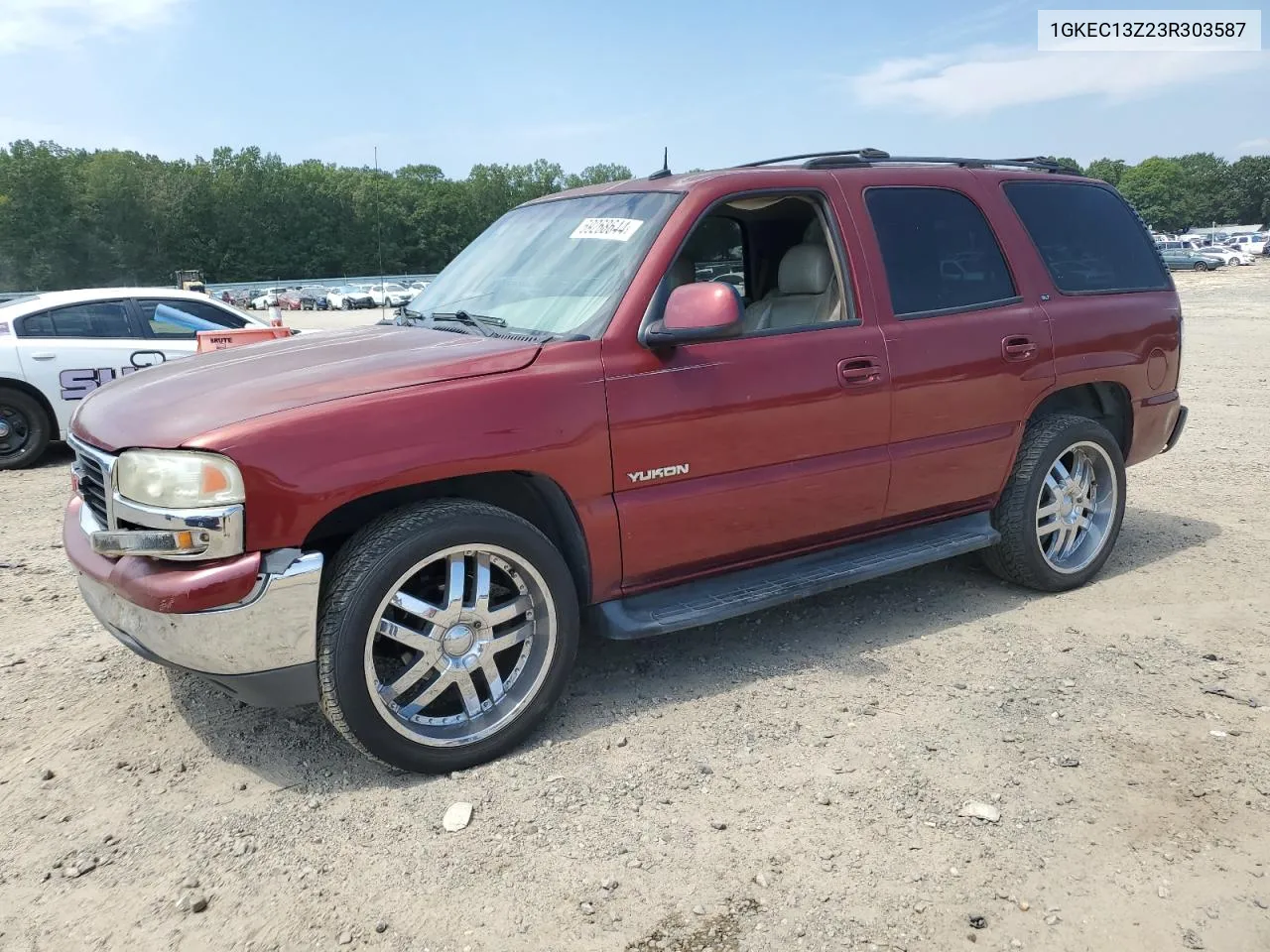 2003 GMC Yukon VIN: 1GKEC13Z23R303587 Lot: 69268644