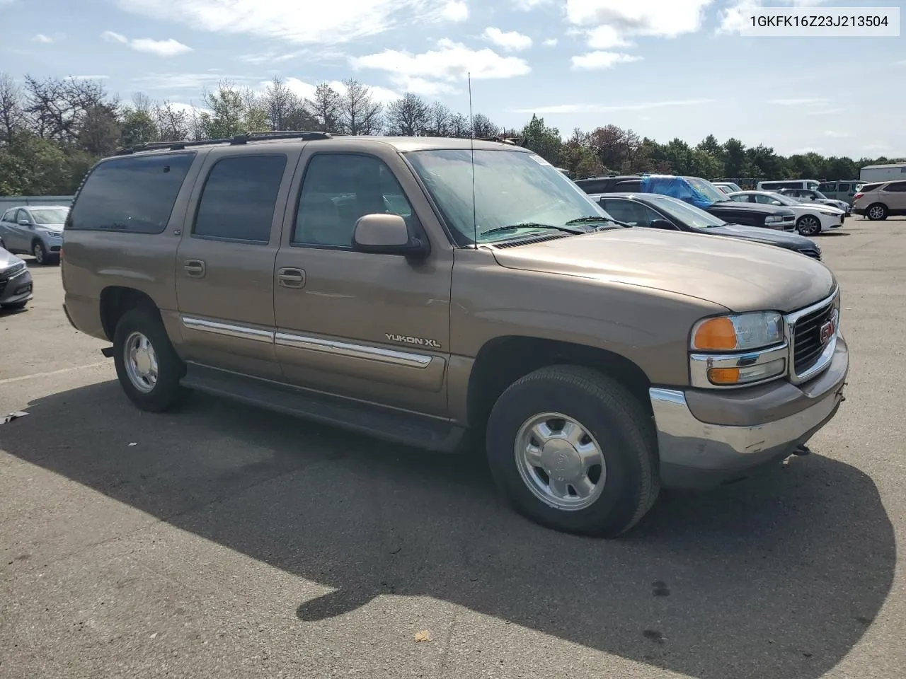 2003 GMC Yukon Xl K1500 VIN: 1GKFK16Z23J213504 Lot: 69389614