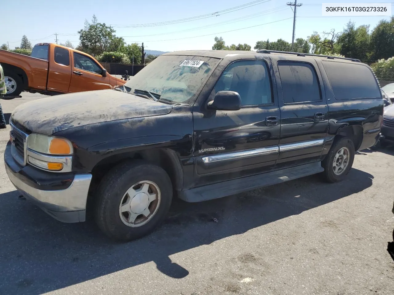 2003 GMC Yukon Xl K1500 VIN: 3GKFK16T03G273326 Lot: 69677524