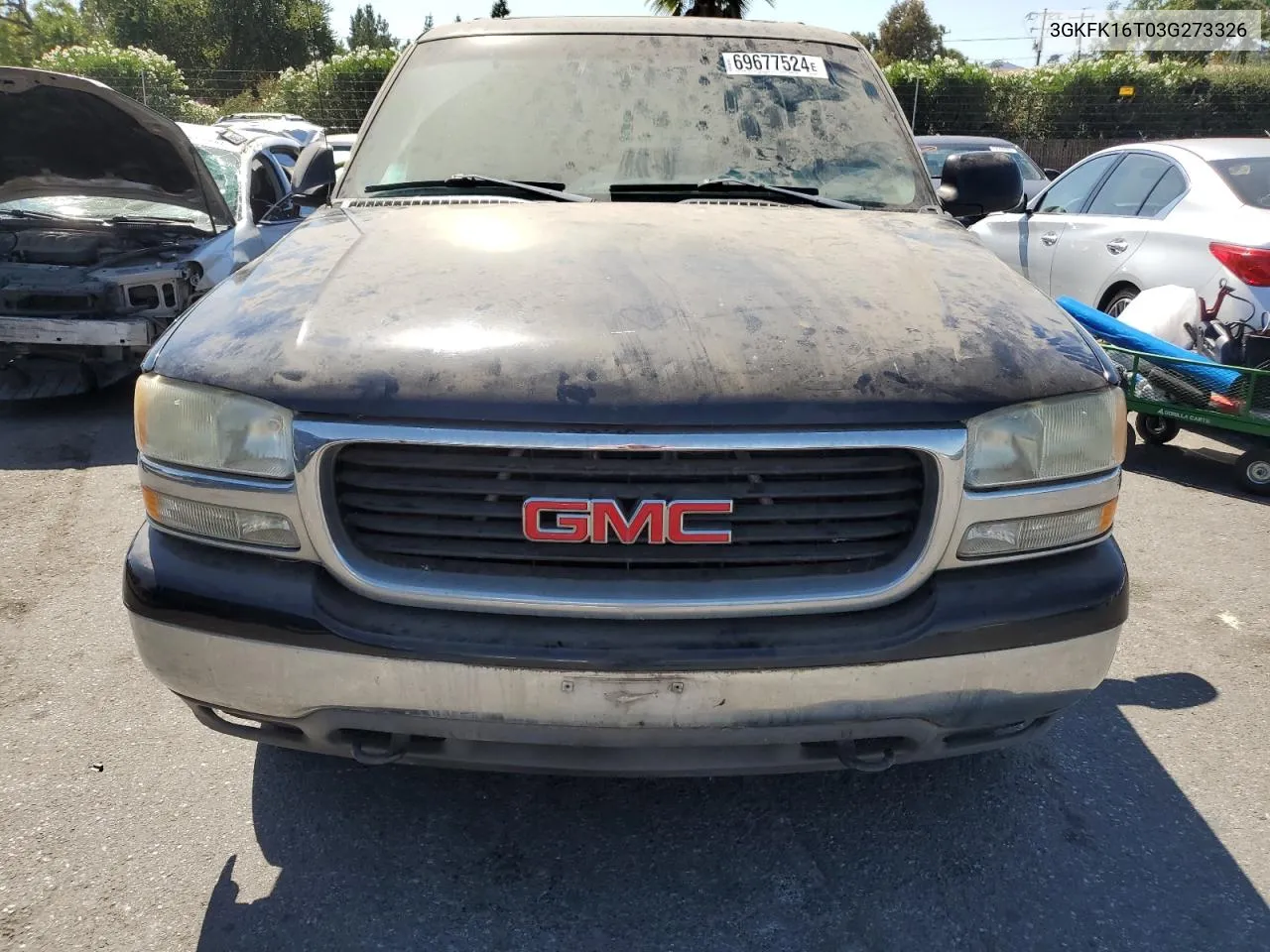 2003 GMC Yukon Xl K1500 VIN: 3GKFK16T03G273326 Lot: 69677524