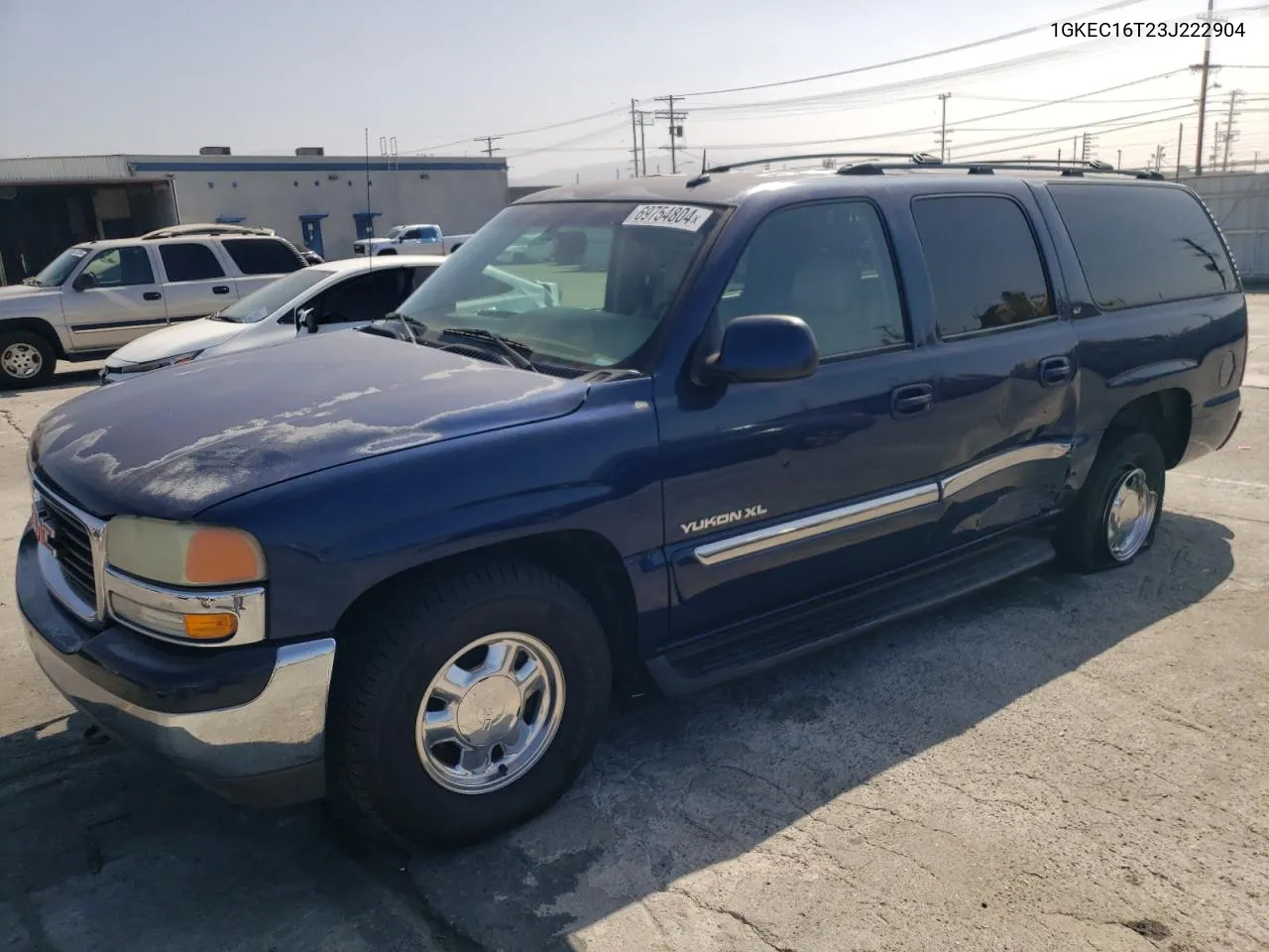 2003 GMC Yukon Xl C1500 VIN: 1GKEC16T23J222904 Lot: 69754804