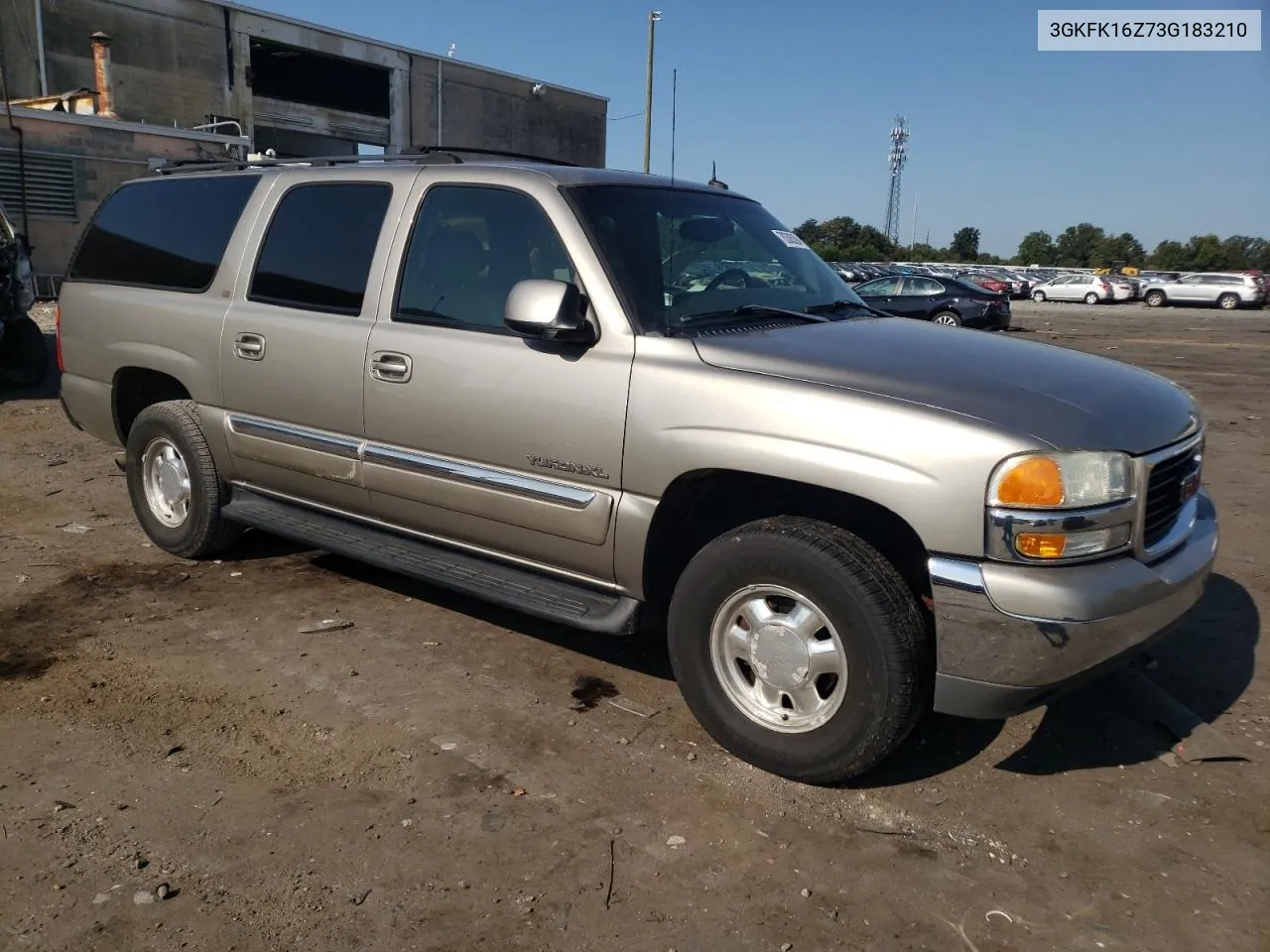 2003 GMC Yukon Xl K1500 VIN: 3GKFK16Z73G183210 Lot: 70305394