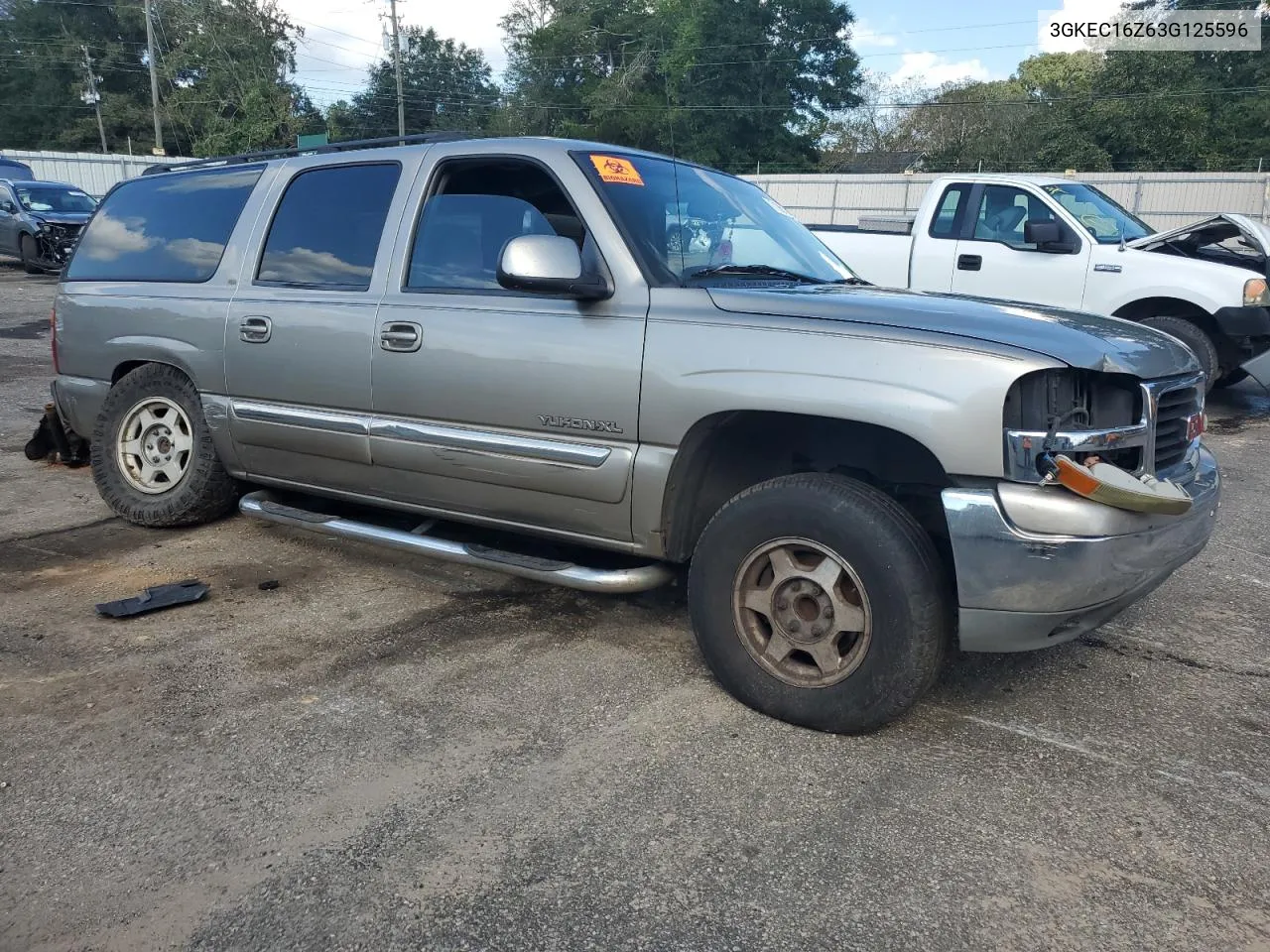 2003 GMC Yukon Xl C1500 VIN: 3GKEC16Z63G125596 Lot: 71801344