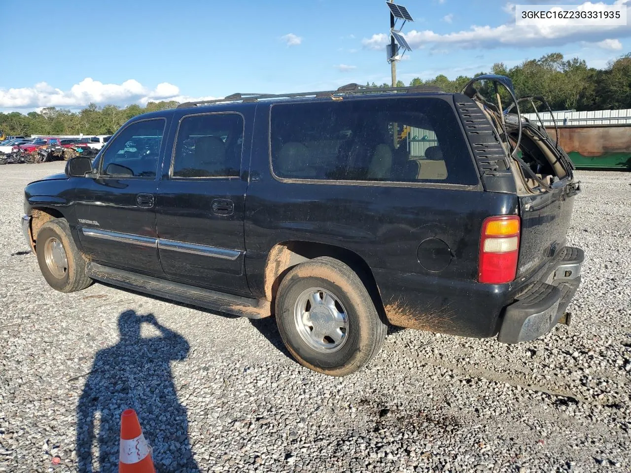 2003 GMC Yukon Xl C1500 VIN: 3GKEC16Z23G331935 Lot: 73913474