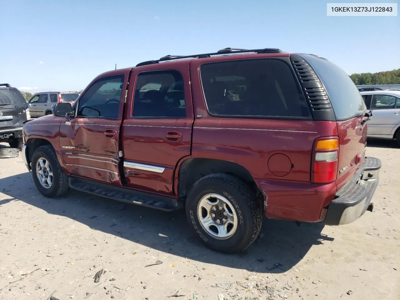 2003 GMC Yukon VIN: 1GKEK13Z73J122843 Lot: 74693604