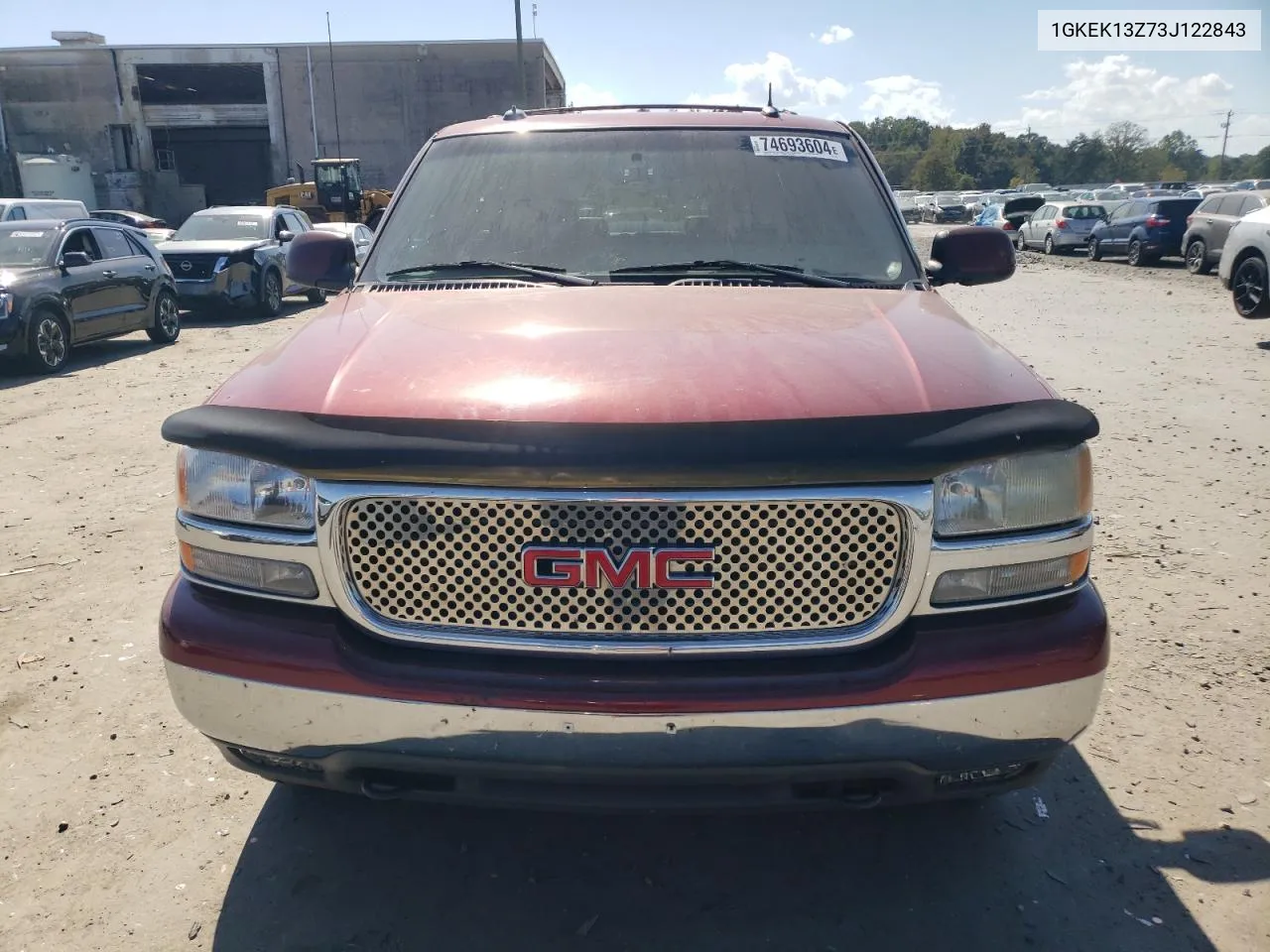 2003 GMC Yukon VIN: 1GKEK13Z73J122843 Lot: 74693604