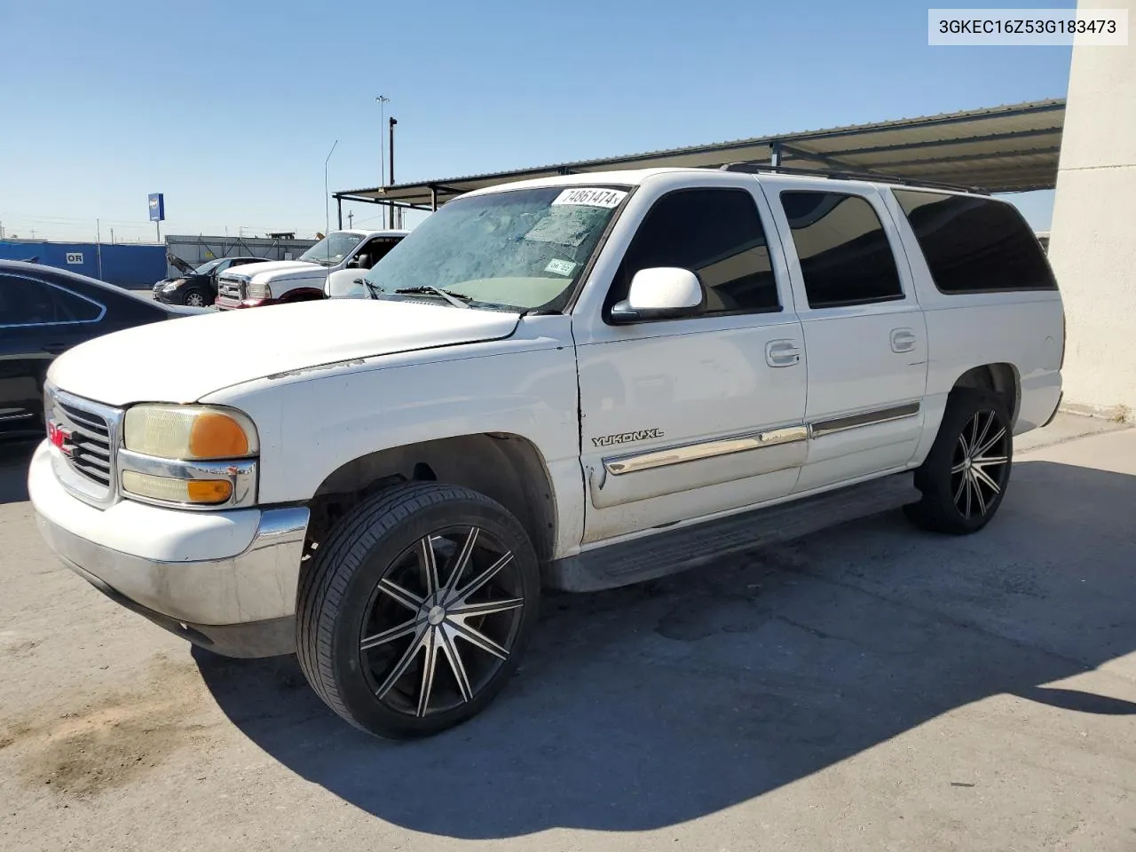 2003 GMC Yukon Xl C1500 VIN: 3GKEC16Z53G183473 Lot: 74861474