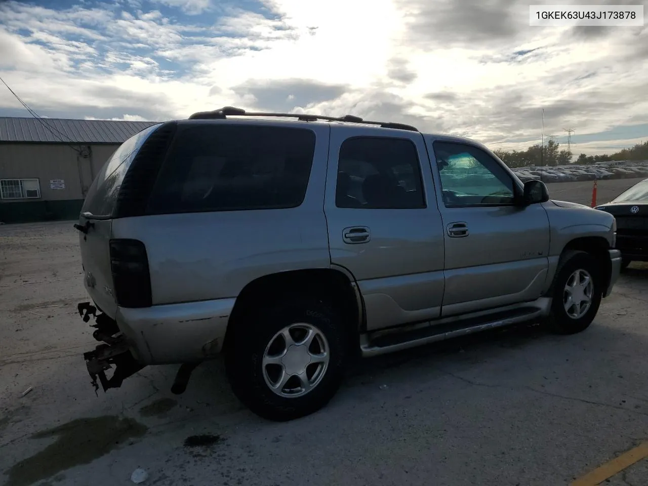 1GKEK63U43J173878 2003 GMC Yukon Denali