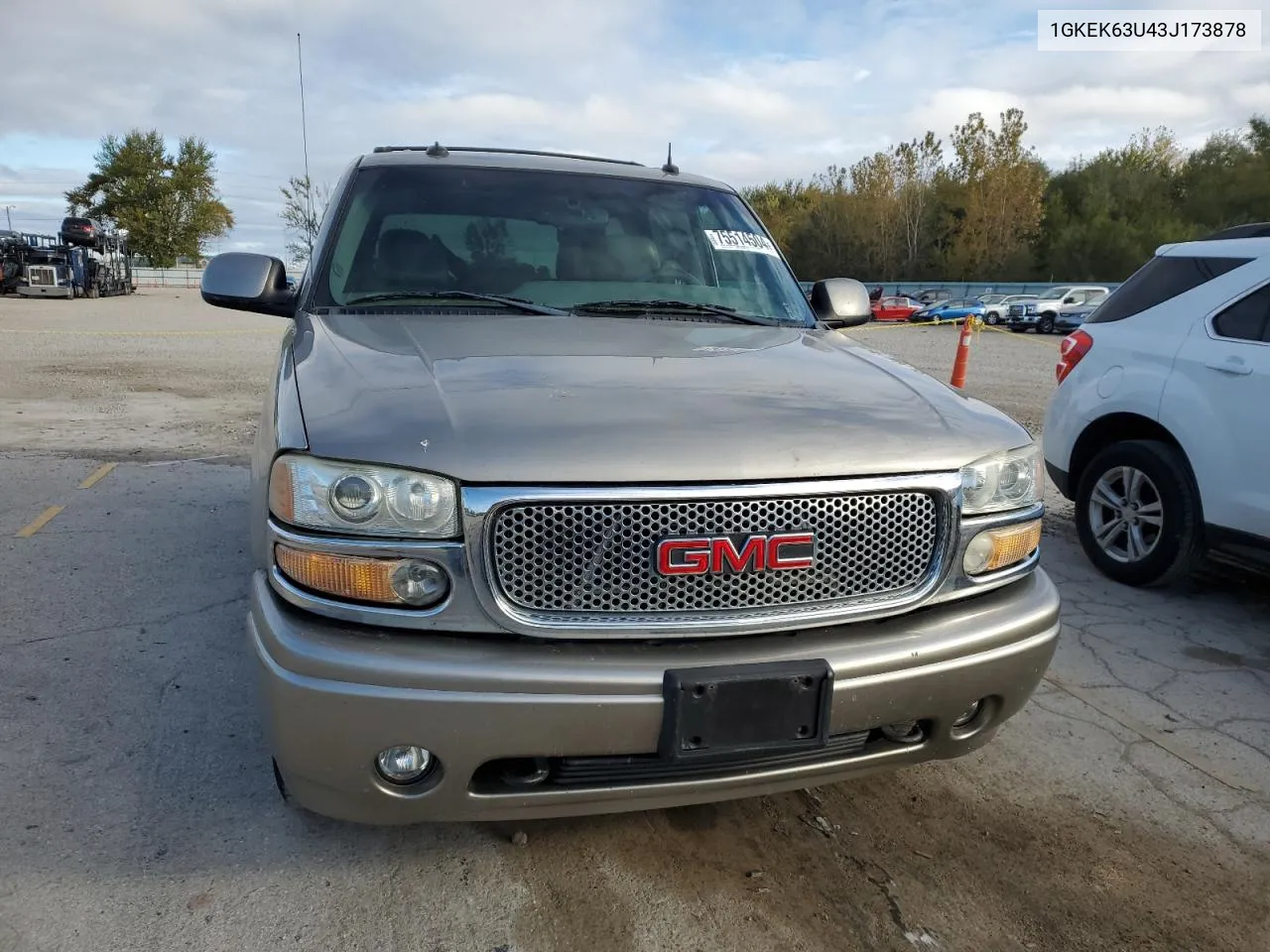 2003 GMC Yukon Denali VIN: 1GKEK63U43J173878 Lot: 75514504