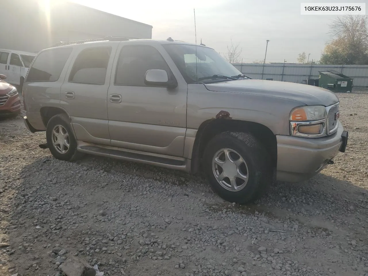 2003 GMC Yukon Denali VIN: 1GKEK63U23J175676 Lot: 75700804