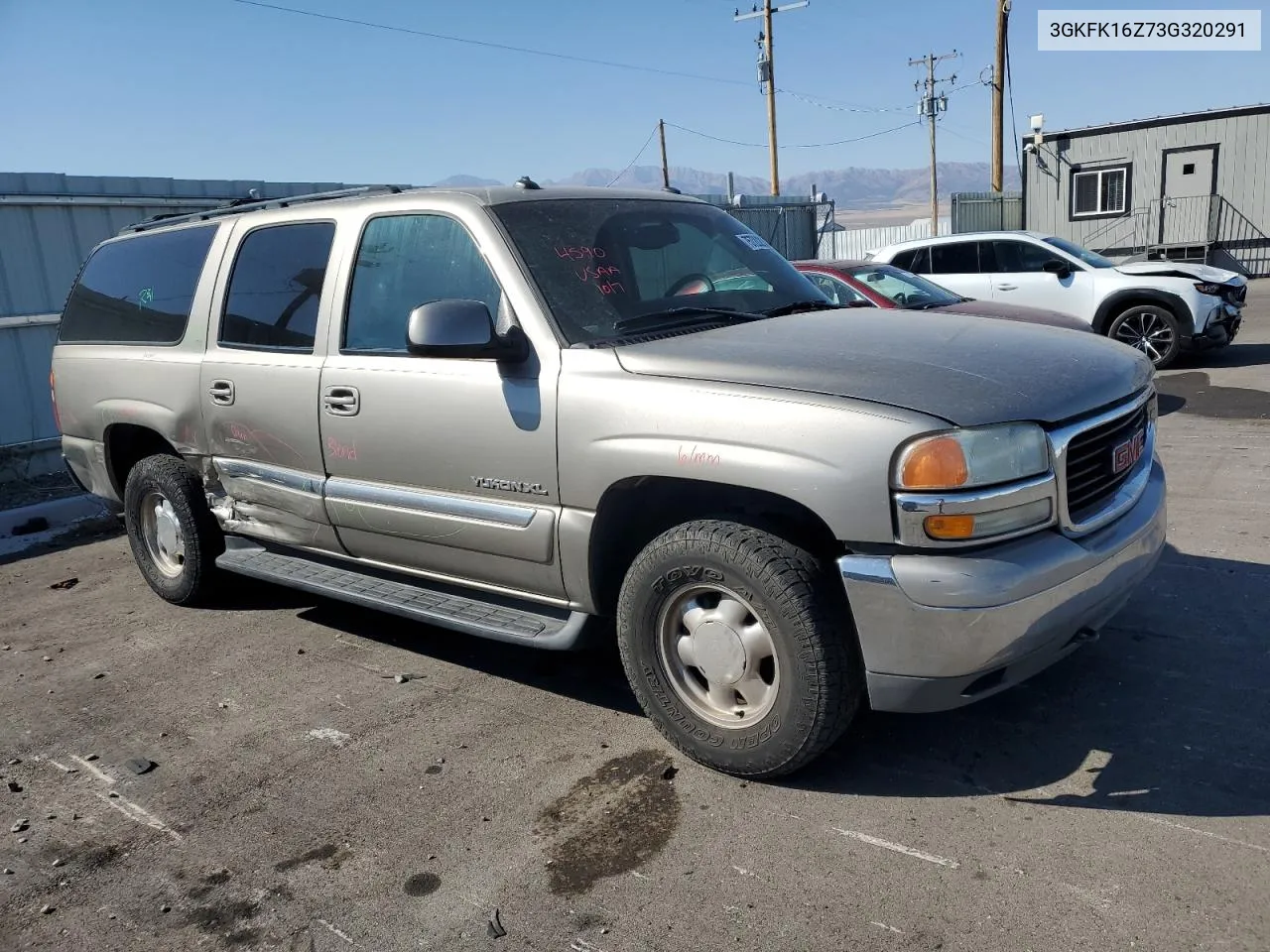 2003 GMC Yukon Xl K1500 VIN: 3GKFK16Z73G320291 Lot: 75720214