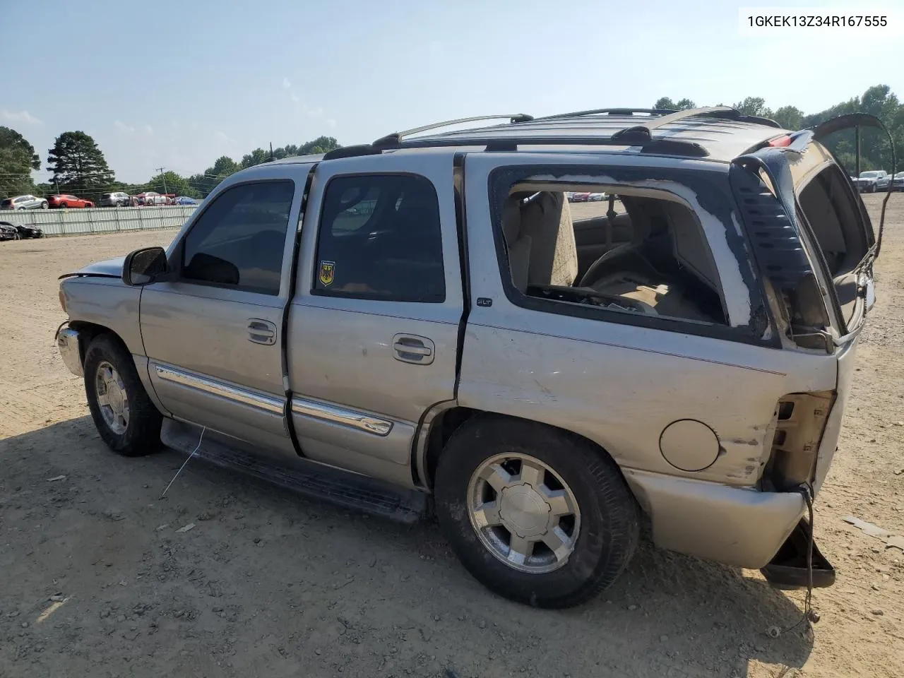 2004 GMC Yukon VIN: 1GKEK13Z34R167555 Lot: 61909404