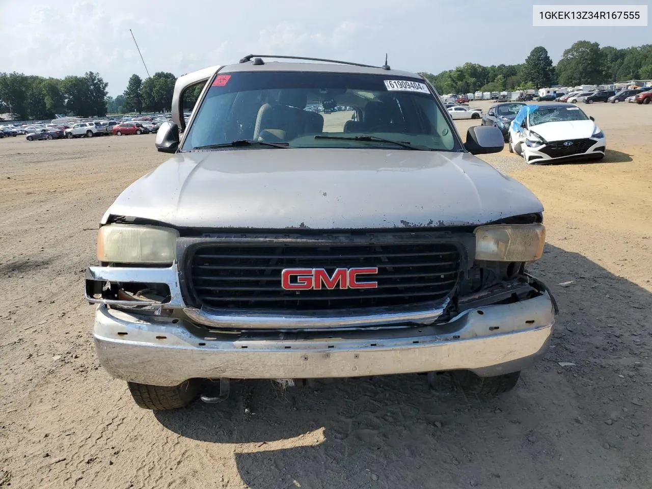 2004 GMC Yukon VIN: 1GKEK13Z34R167555 Lot: 61909404