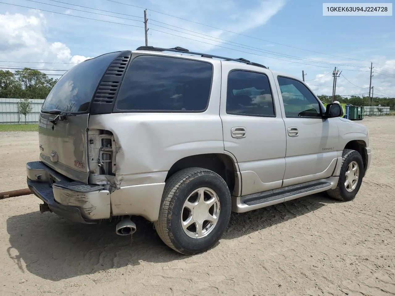 2004 GMC Yukon Denali VIN: 1GKEK63U94J224728 Lot: 64057154