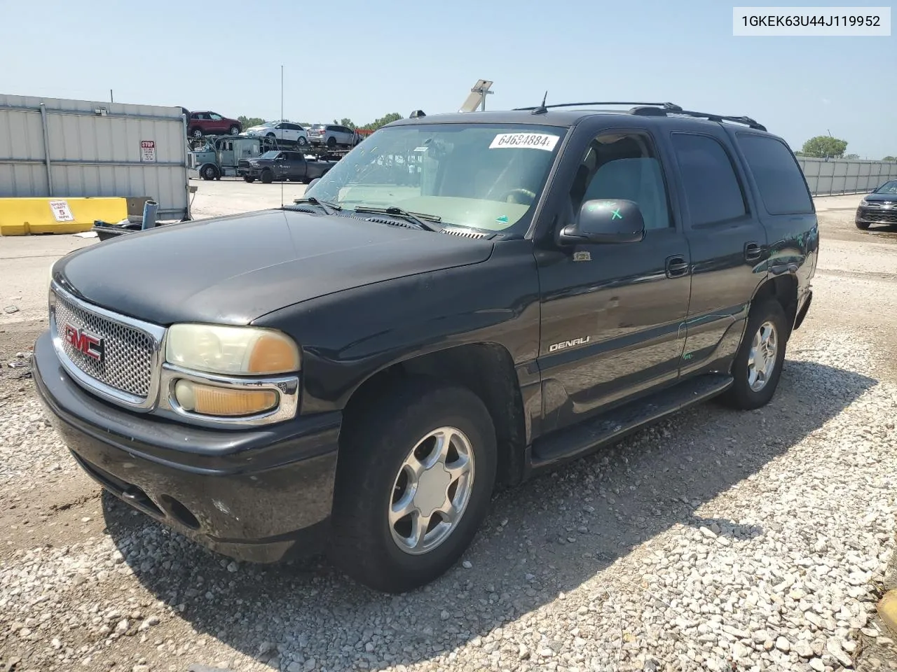 2004 GMC Yukon Denali VIN: 1GKEK63U44J119952 Lot: 64684884