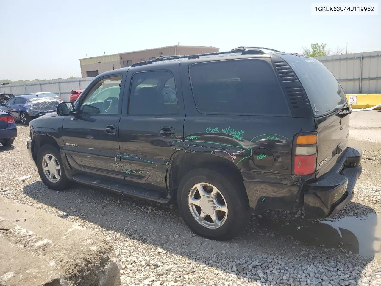 2004 GMC Yukon Denali VIN: 1GKEK63U44J119952 Lot: 64684884