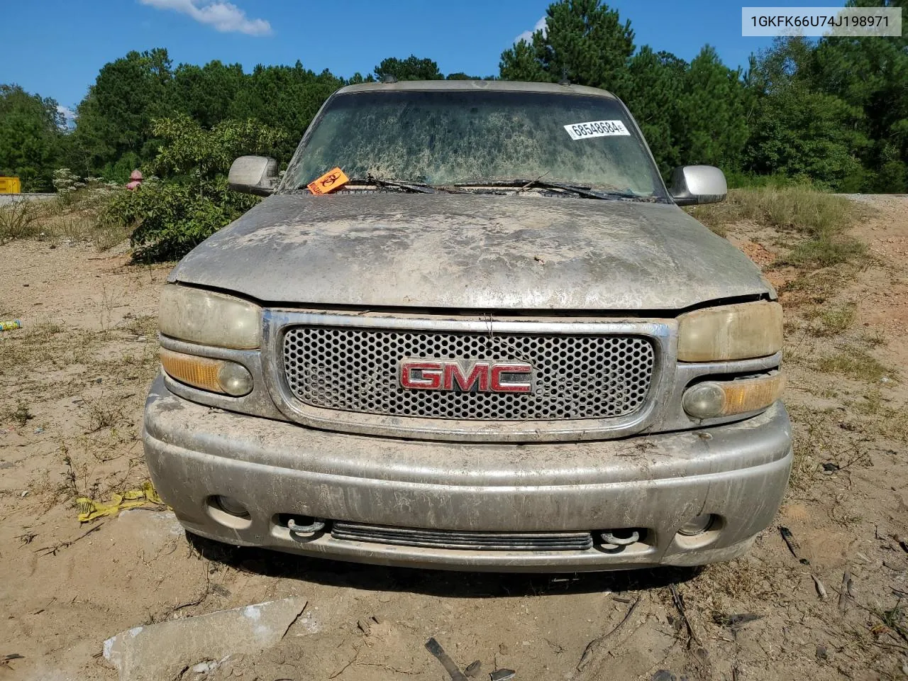 1GKFK66U74J198971 2004 GMC Yukon Xl Denali