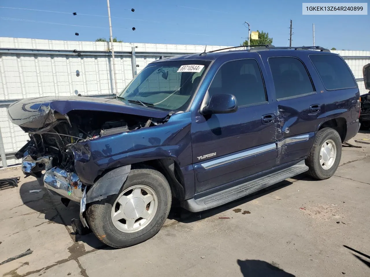 2004 GMC Yukon VIN: 1GKEK13Z64R240899 Lot: 69710544