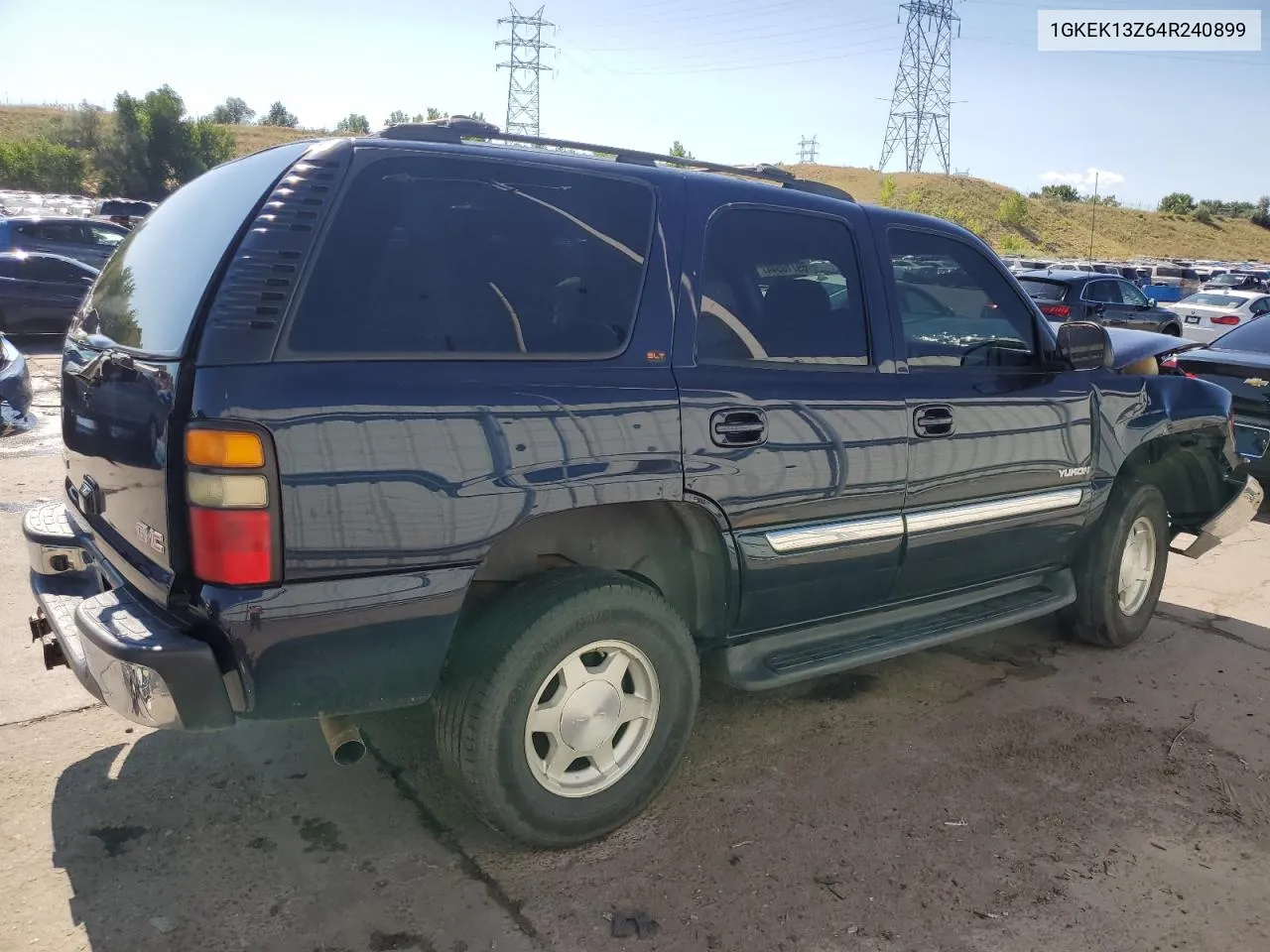 2004 GMC Yukon VIN: 1GKEK13Z64R240899 Lot: 69710544