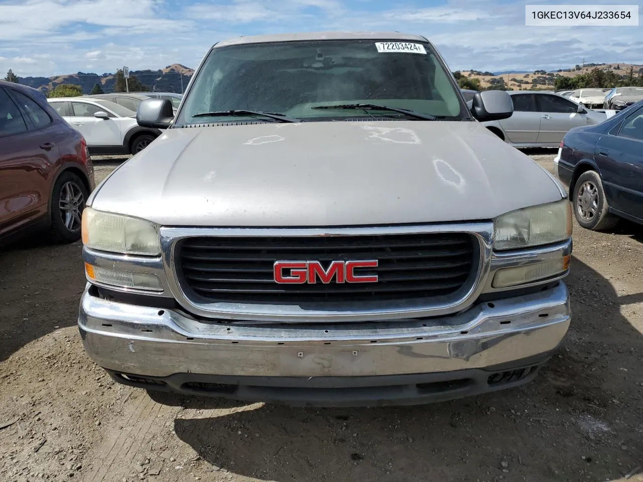 2004 GMC Yukon VIN: 1GKEC13V64J233654 Lot: 72203424