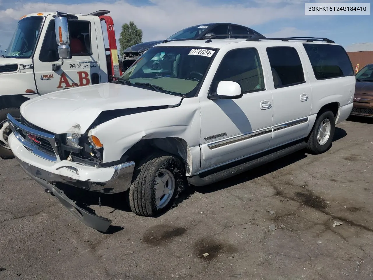 2004 GMC Yukon Xl K1500 VIN: 3GKFK16T24G184410 Lot: 72787224