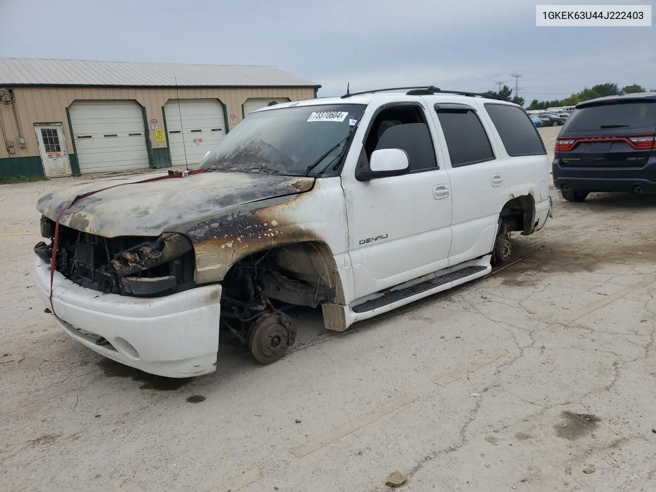 2004 GMC Yukon Denali VIN: 1GKEK63U44J222403 Lot: 73370604