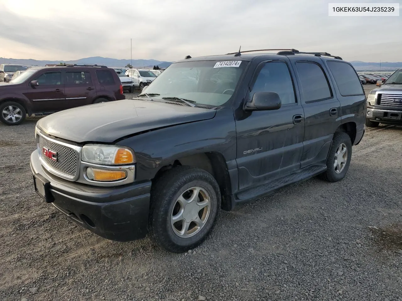 2004 GMC Yukon Denali VIN: 1GKEK63U54J235239 Lot: 74142074