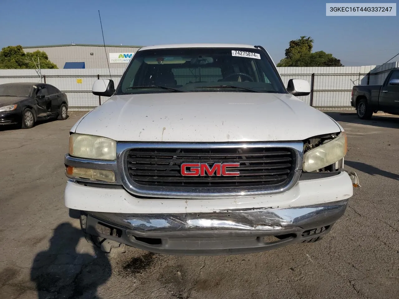 2004 GMC Yukon Xl C1500 VIN: 3GKEC16T44G337247 Lot: 74275874