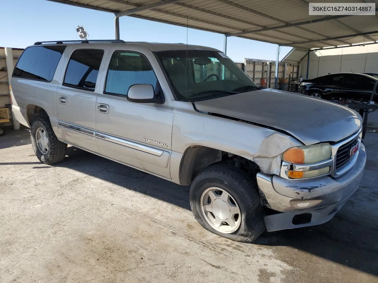 2004 GMC Yukon Xl C1500 VIN: 3GKEC16Z74G314887 Lot: 74393454