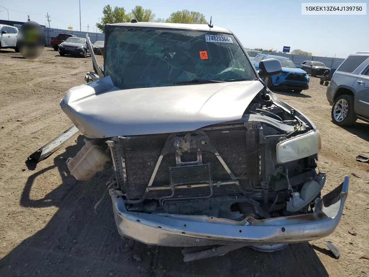 2004 GMC Yukon VIN: 1GKEK13Z64J139750 Lot: 74820364