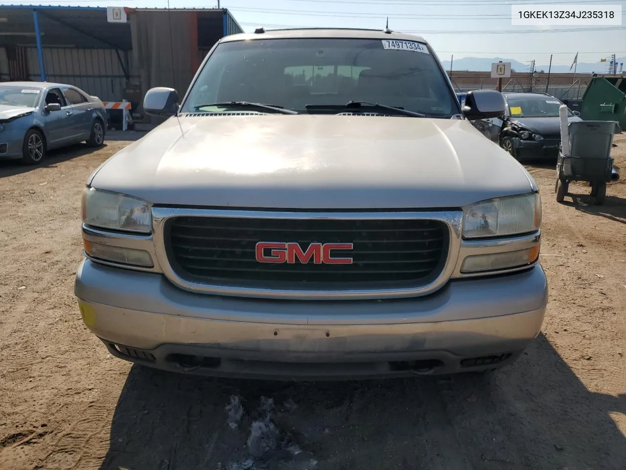 2004 GMC Yukon VIN: 1GKEK13Z34J235318 Lot: 74971334