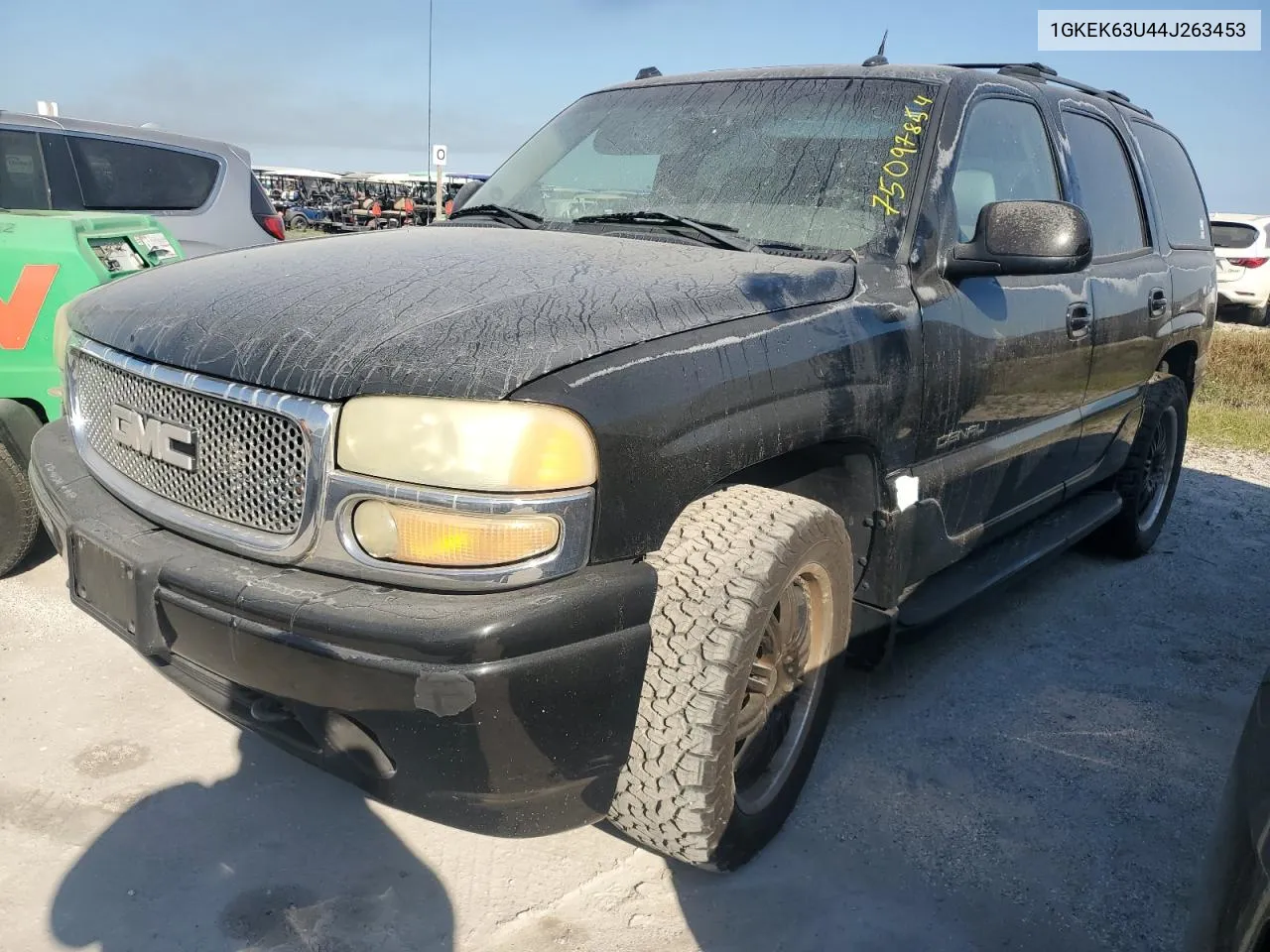 2004 GMC Yukon Denali VIN: 1GKEK63U44J263453 Lot: 75097854