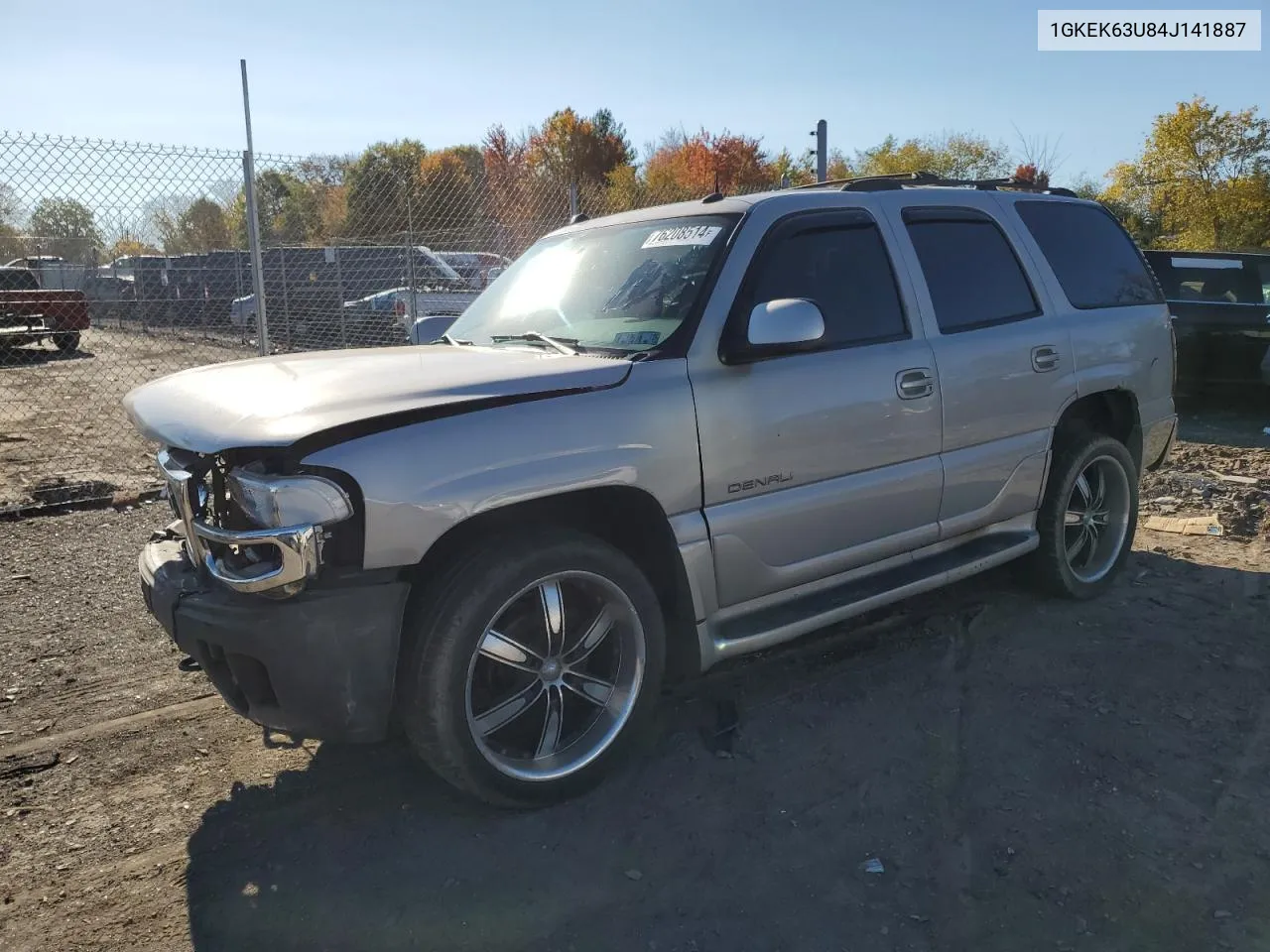 2004 GMC Yukon Denali VIN: 1GKEK63U84J141887 Lot: 76208514