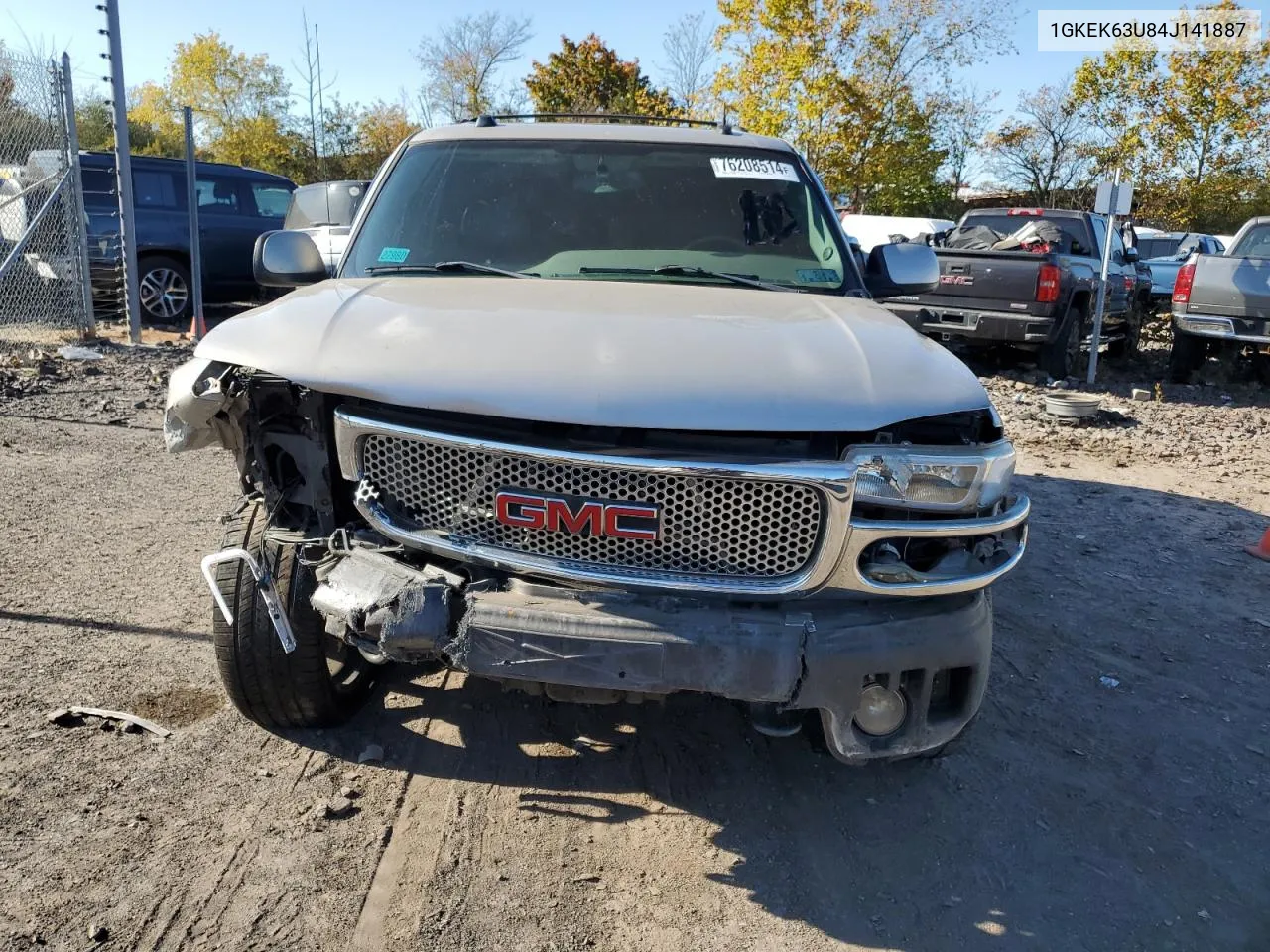 2004 GMC Yukon Denali VIN: 1GKEK63U84J141887 Lot: 76208514