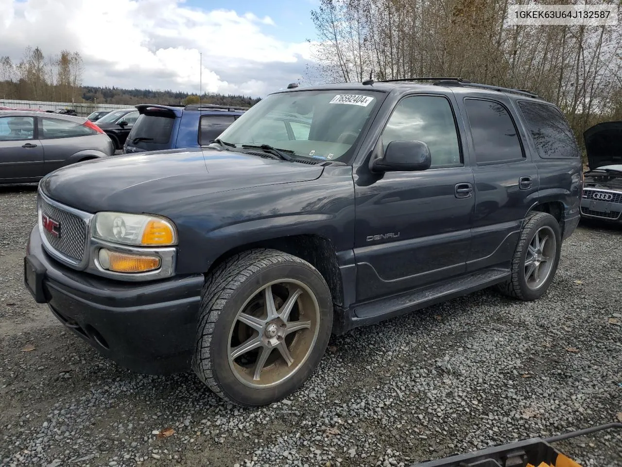 2004 GMC Yukon Denali VIN: 1GKEK63U64J132587 Lot: 76592404