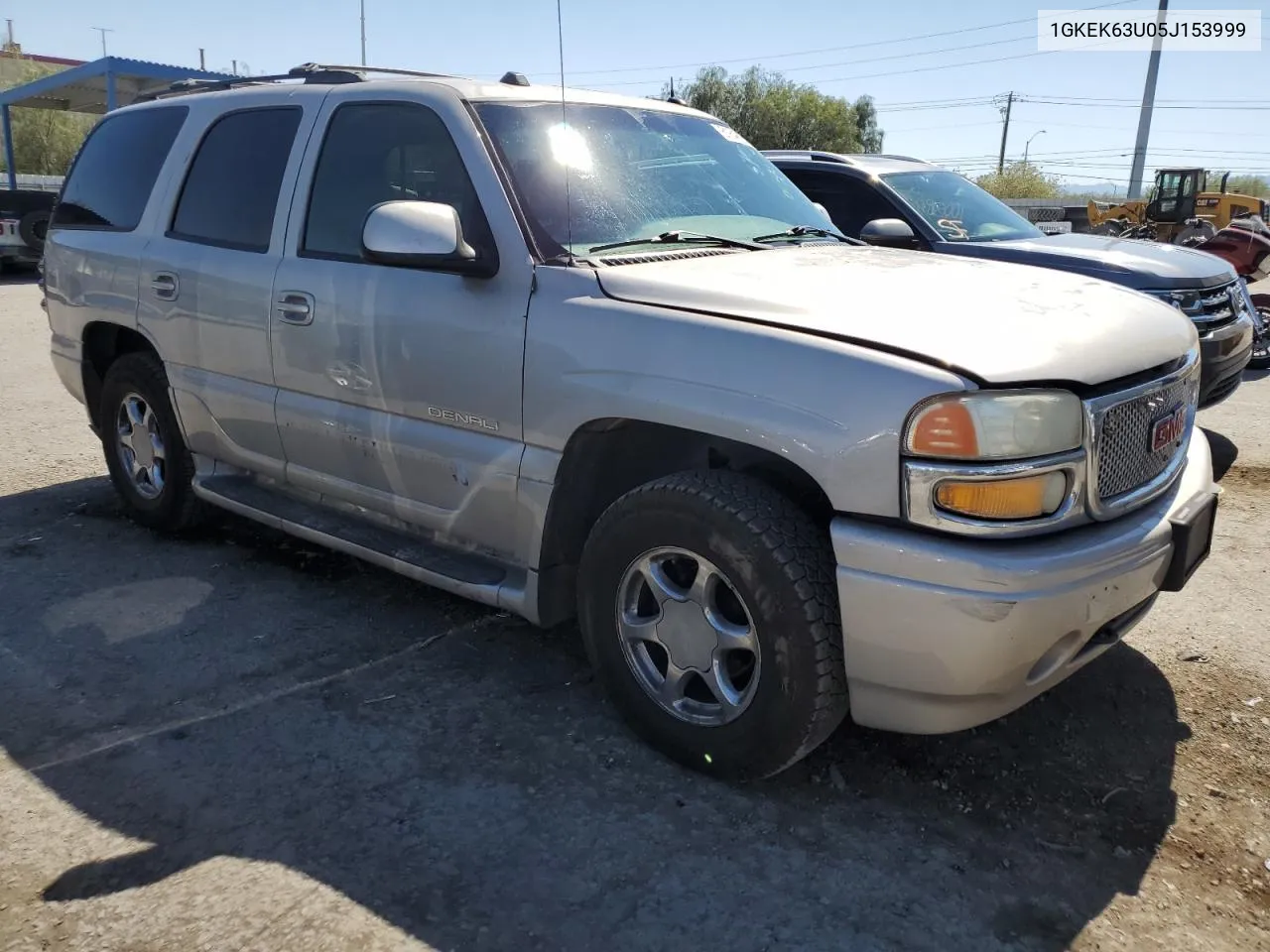 2005 GMC Yukon Denali VIN: 1GKEK63U05J153999 Lot: 61848534