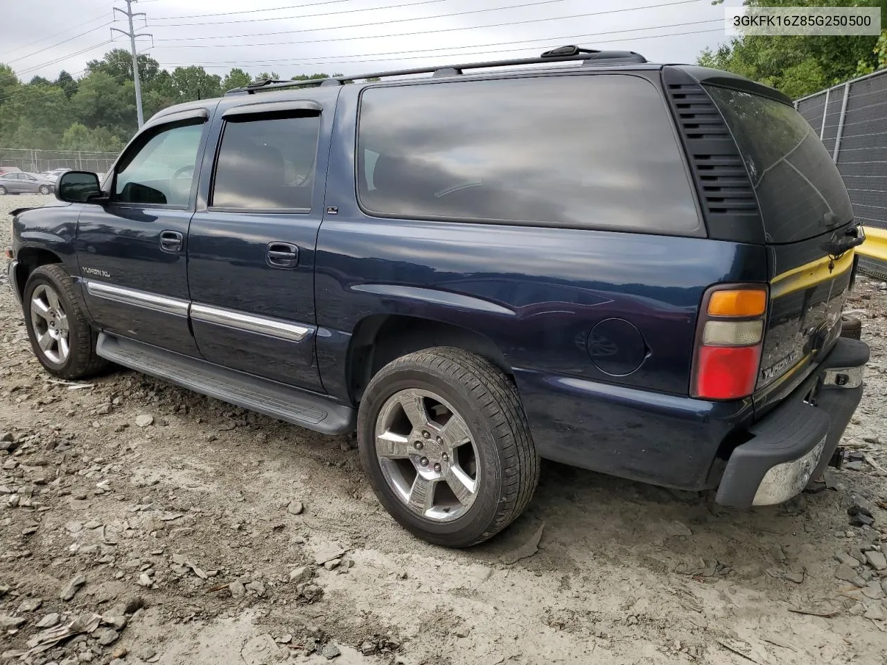 2005 GMC Yukon Xl K1500 VIN: 3GKFK16Z85G250500 Lot: 66070314