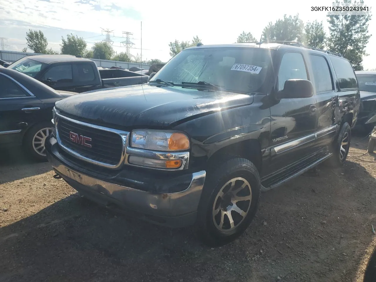 2005 GMC Yukon Xl K1500 VIN: 3GKFK16Z35G243941 Lot: 67097354