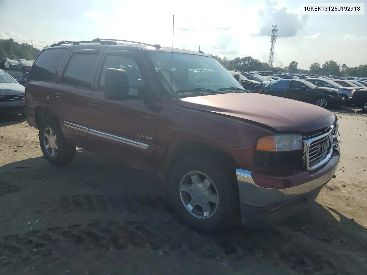 2005 GMC Yukon VIN: 1GKEK13T25J192913 Lot: 70581304