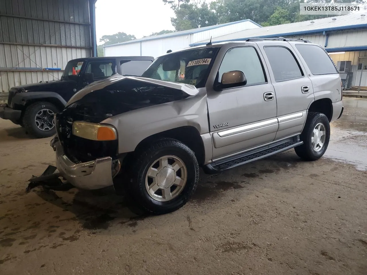 2005 GMC Yukon VIN: 1GKEK13T85J118671 Lot: 71189794