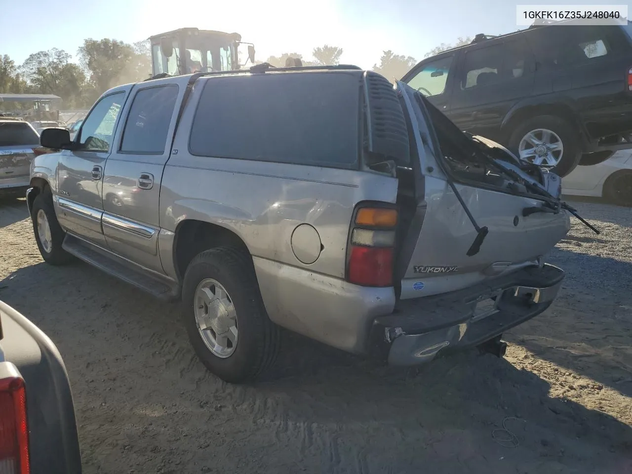 2005 GMC Yukon Xl K1500 VIN: 1GKFK16Z35J248040 Lot: 76135244