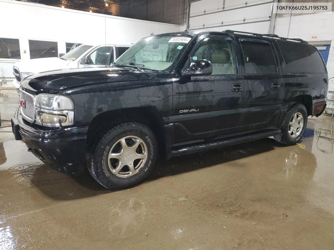 1GKFK66U25J195753 2005 GMC Yukon Xl Denali