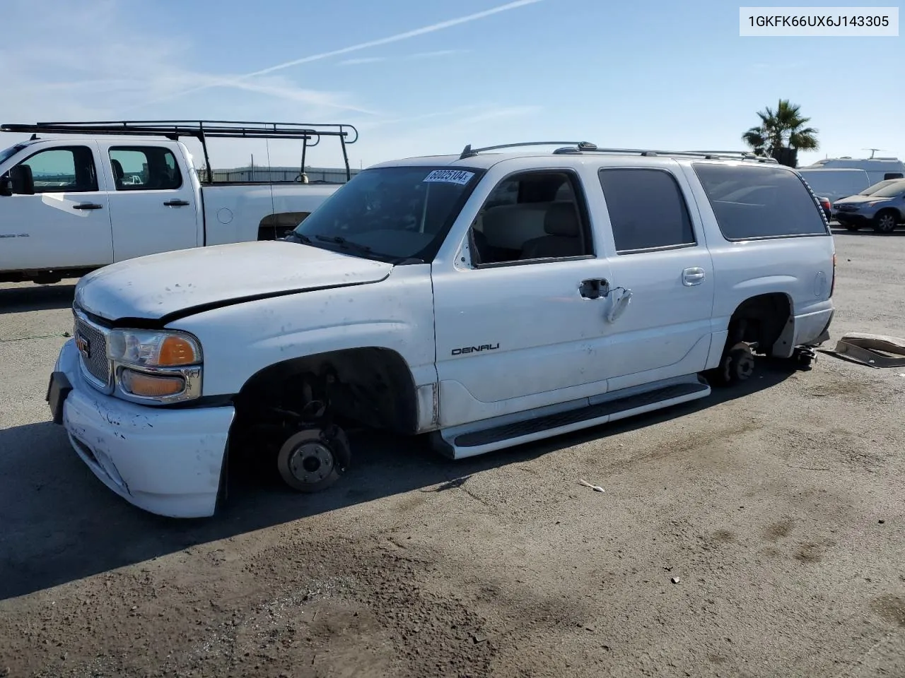 2006 GMC Yukon Xl Denali VIN: 1GKFK66UX6J143305 Lot: 60025104