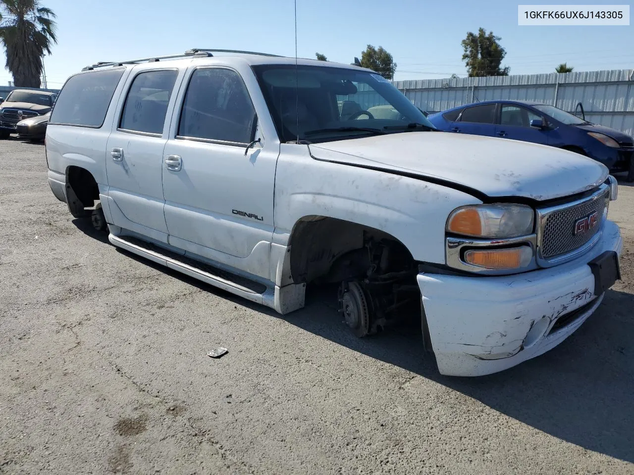 2006 GMC Yukon Xl Denali VIN: 1GKFK66UX6J143305 Lot: 60025104