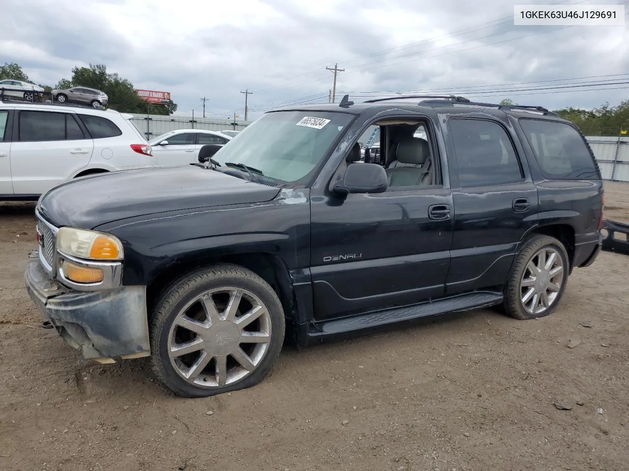 2006 GMC Yukon Denali VIN: 1GKEK63U46J129691 Lot: 66575034