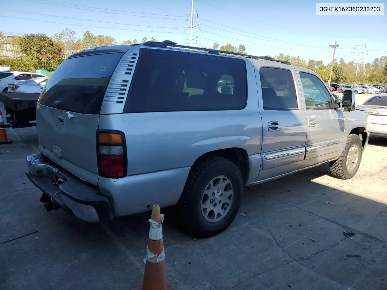 2006 GMC Yukon Xl K1500 VIN: 3GKFK16Z36G233203 Lot: 73288574