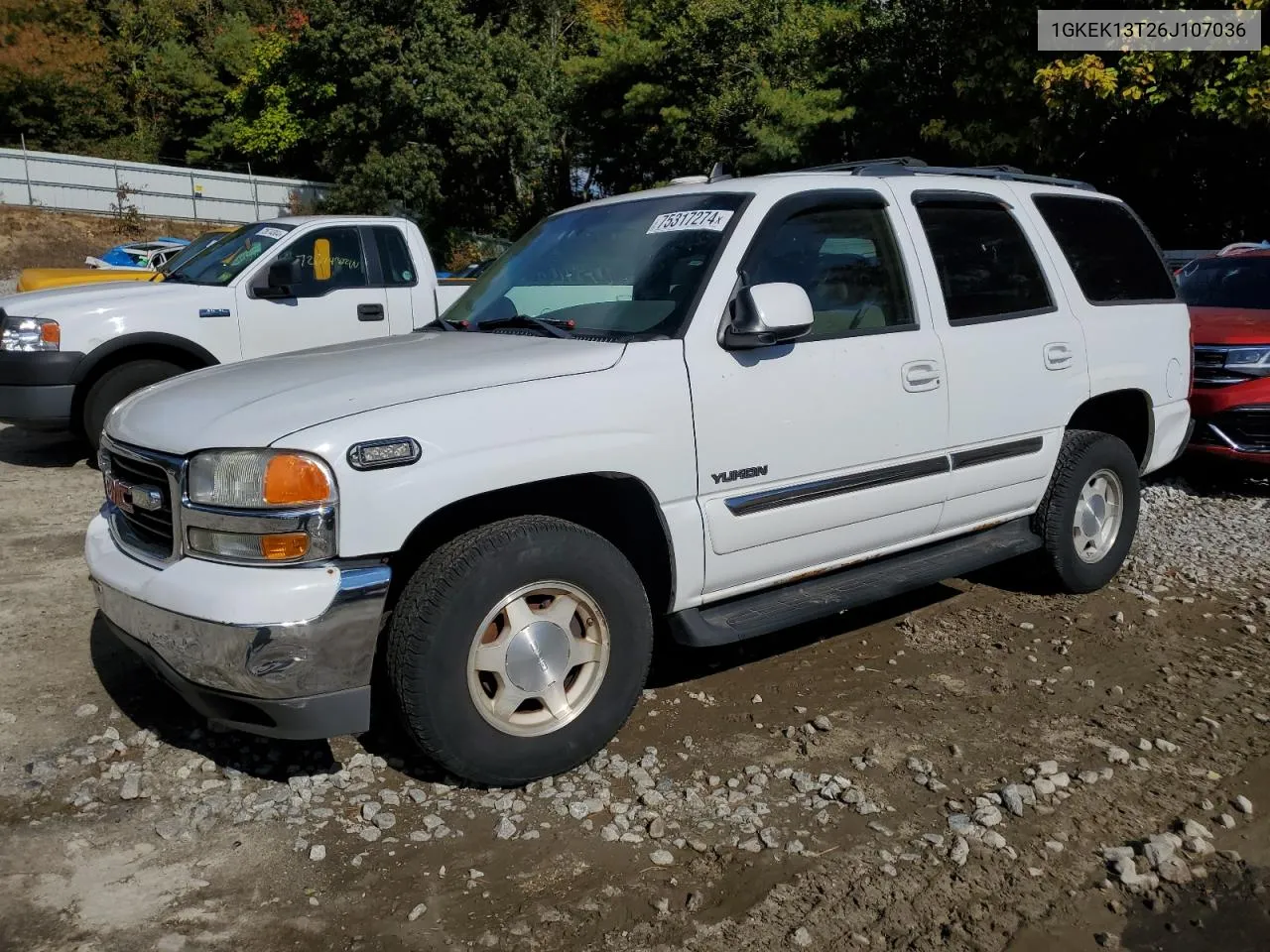 2006 GMC Yukon VIN: 1GKEK13T26J107036 Lot: 75317274